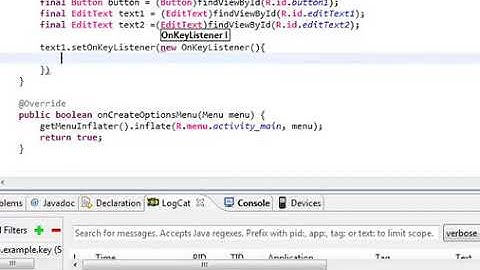 35.DERS - Android Studio ile Programlama  Keylistener Kullanımı