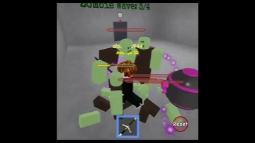 IQ TEST 👿 LVL 53 Zombie 🌊 Waves #shorts #short #roblox #foryou