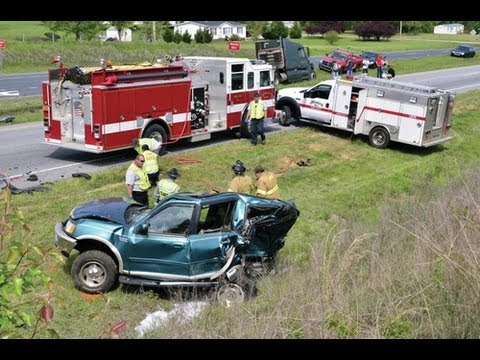 Big Rig Accident on Highway 64 East Kills a 22 Year Old Woman ~ Ramseur, N.C. (Part 2) 426-13
