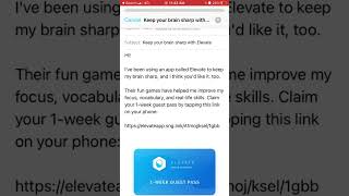 How to INVITE FRIENDS to ELEVATE BRAIN TRAINING app? screenshot 4