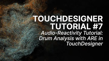 Audio Reactivity Tutorial: Drum Analysis with ARE in TouchDesigner
