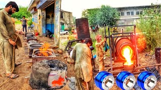 Manufacturing of a trucks brake drums || Unique Method Uses to Produce brake drums In Factory ||