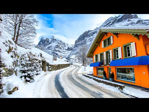 Winter has arrived in Grindelwald ❄️ Switzerland 4K 🇨🇭