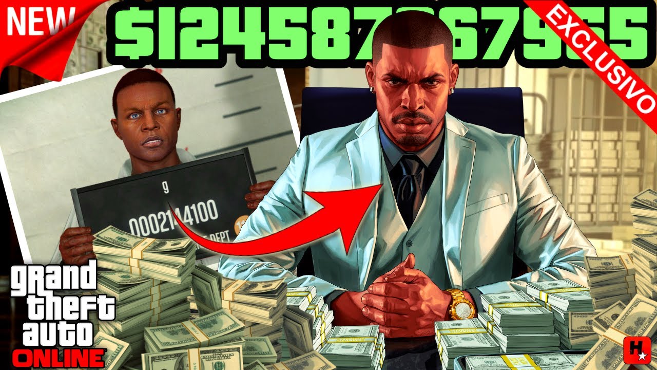 CÓDIGO DE DINHEIRO NO GTA 5💲 SAAAIU💲100 MILHÕES SOLO EM MINUTOS💲GLITCH  DE DINHEIRO GTA 5 ONLINE SOLO 