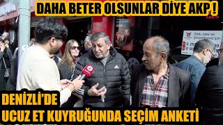 Ucuz et kuyruğunda seçim anketi ! Daha beter olun diye AKP | Zor dakikalar...