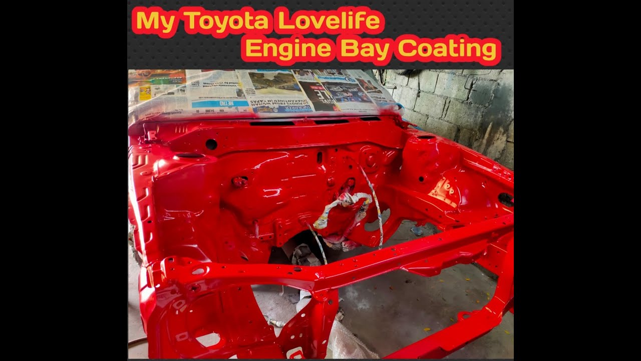 My Toyota Lovelife Engine Bay Coating YouTube