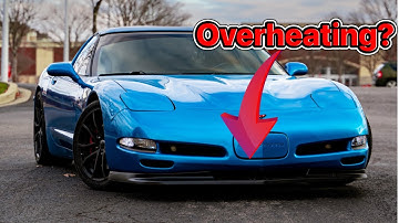 C5 Corvette coolant temps update with new front Splitter/lip