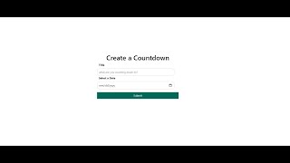 Coding ASMR "Create a Countdown" with HTML CSS and JavaScript