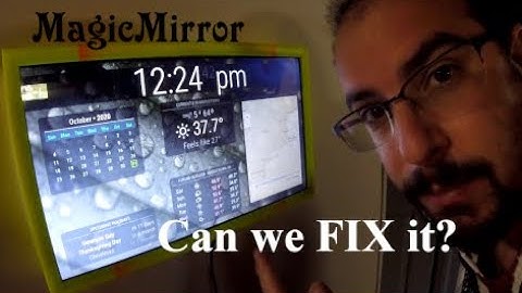 Weather Station w/MagicMirror - Can we fix it?