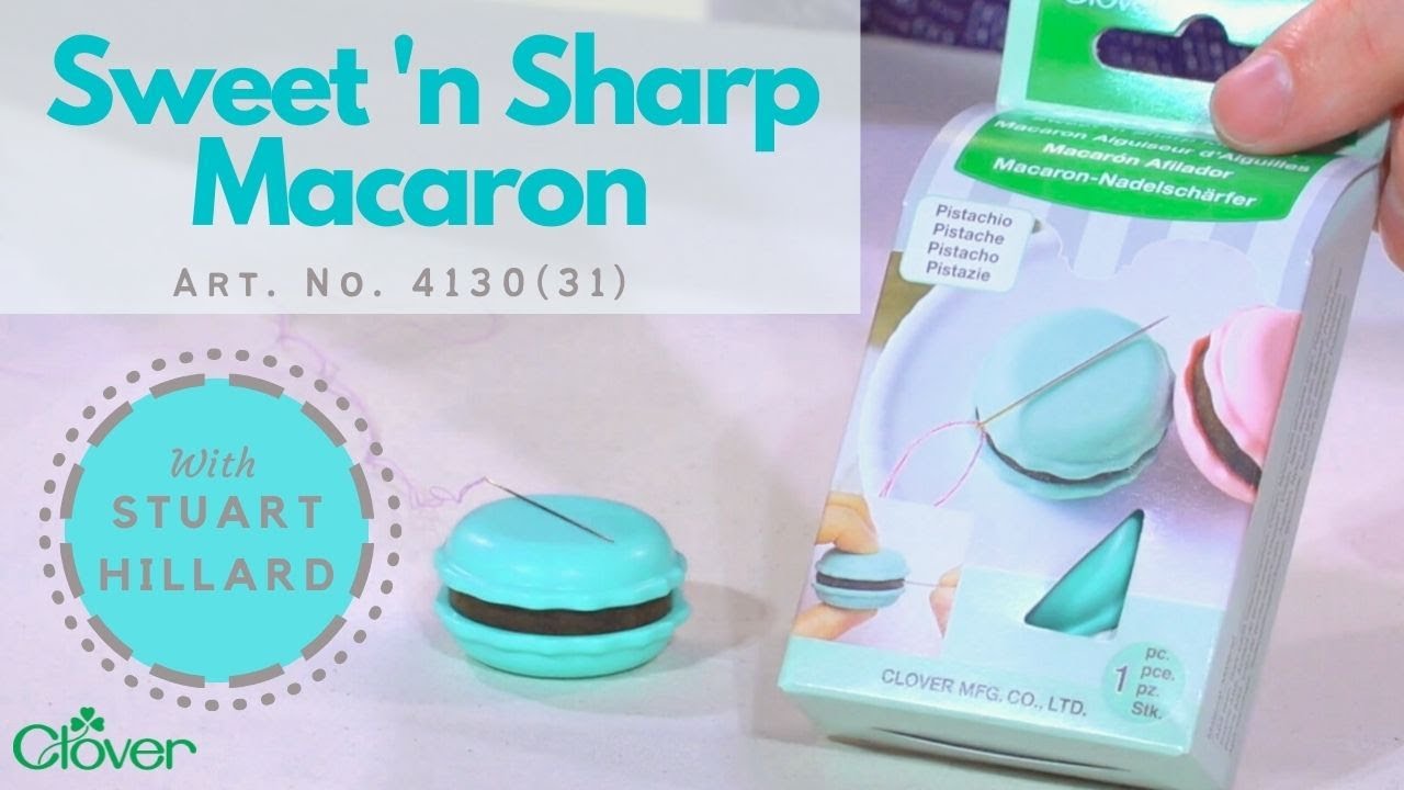 Clover Sweet 'n Sharp Macaron Needle Sharpener Pistachio Color 