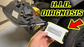 How to Diagnose & Fix HID Headlight Bulbs Ballast Not Working