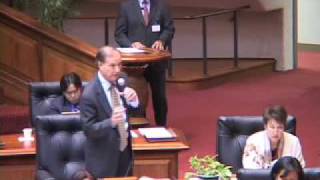 Rep. Gene Ward addresses Hawaii State Budget Part 1