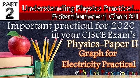ISC Physics Practical Class-12| Graph of Potentiometer Experiment to determine the EMF of a dry cell