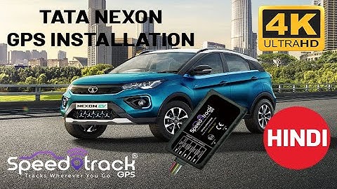 🆕Tata Nexon Car Gps Installation No Wire Cut Speedotrack 4k HINDI 👉 FMB 910 920 GPS
