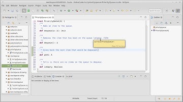 Priority Queue ADT (using Scala)