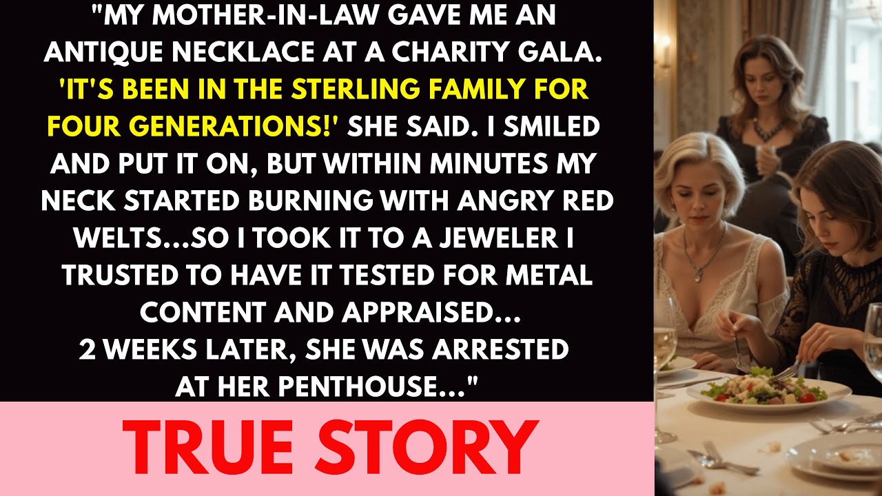 Mother-In-Law's 'Family Heirloom' Necklace Burned My Skin, So I Had It Tested – She Got Arrested...