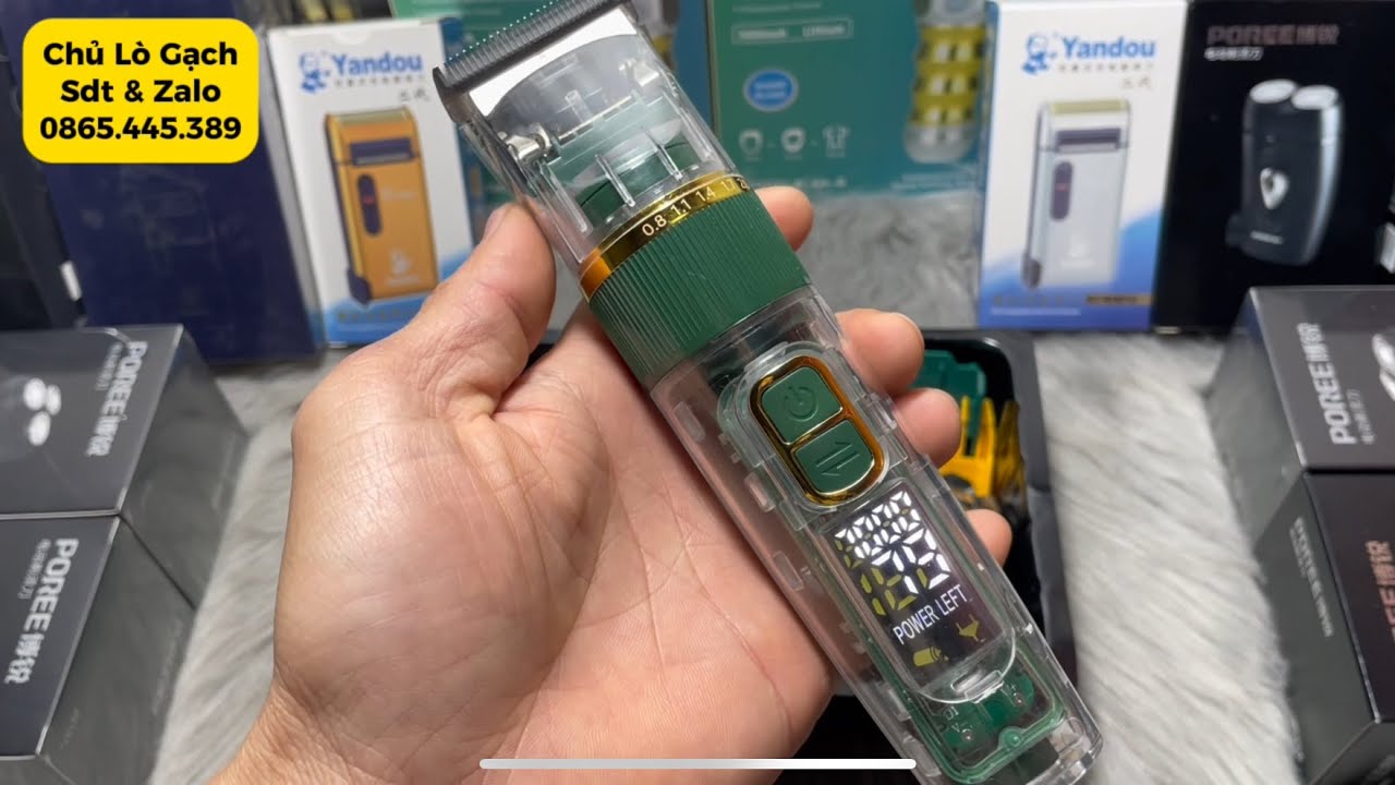 Tông Đơ Cắt Tóc Cao Cấp Kemei K18 Tặng Kèm Lưỡi Sứ Cao Cấp Đã Chuốt, Giá Chỉ 400k Bao Ship