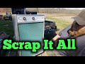 Recycling metal dismantling scrap