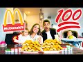 Manger 100 chicken nuggets en 10 minutes challenge  mccroquettes  couple  franais