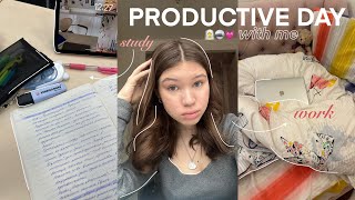 💫 Мой ШКОЛЬНЫЙ ПРОДУКТИВНЫЙ День В 10 КЛАССЕ / Vlog: Study With Me - домашки, про ИВР в Лицее ВШЭ