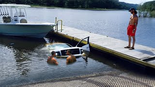 ¡¡¡TOTALES IDIOTAS EN LA RAMPA DEL BARCO!!!