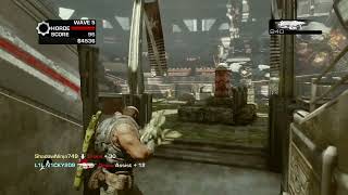 Gears of war 3 - horde mode as Zeta Squad (minus valera) in Thrashball