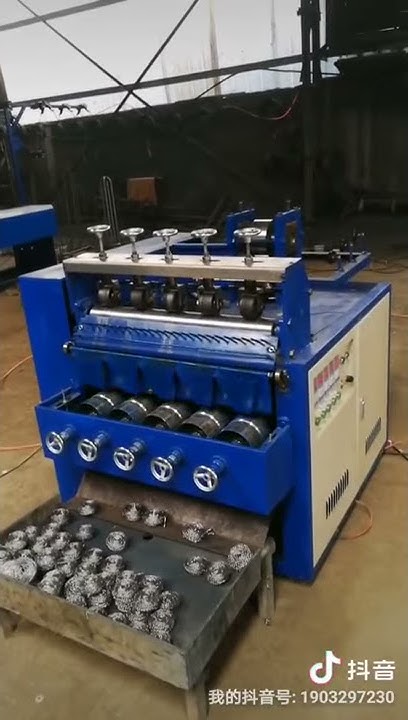 станок для изготовления металлических мочалок қазақстан - YouTube