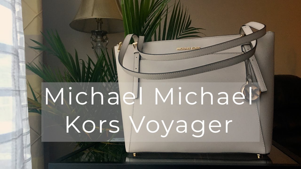 Michael Kors Voyager Large East West Top Zip Tote Bag in Luggage