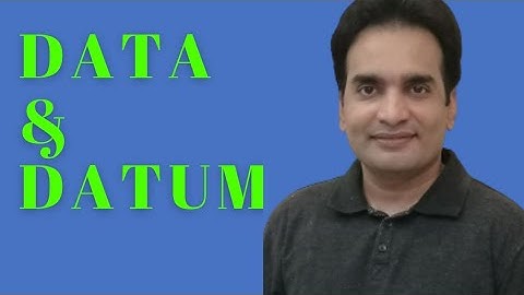 Data | Datum | Definition of Data And Datum | Statistics Tutorials By Muhammad Usman In English Urdu