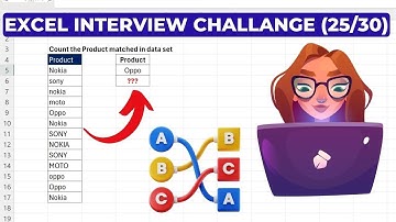 Excel Interview Challenge (Day 25/30) | Count Matching Products with Case Sensitivity!