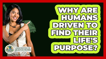 Why Are Humans Driven To Find Their Life