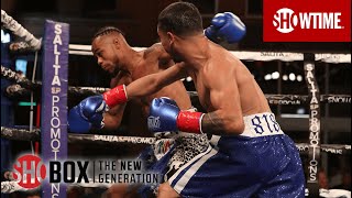 Saul Sanchez Scores A Crazy Knockout Of Jarico O'Quinn In The 1st Round | SHOBOX: THE NEW GENERATION