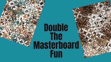 Mixed Media Art Journal Tutorial- A Masterboard Divided - Brown Packing Paper Substrate