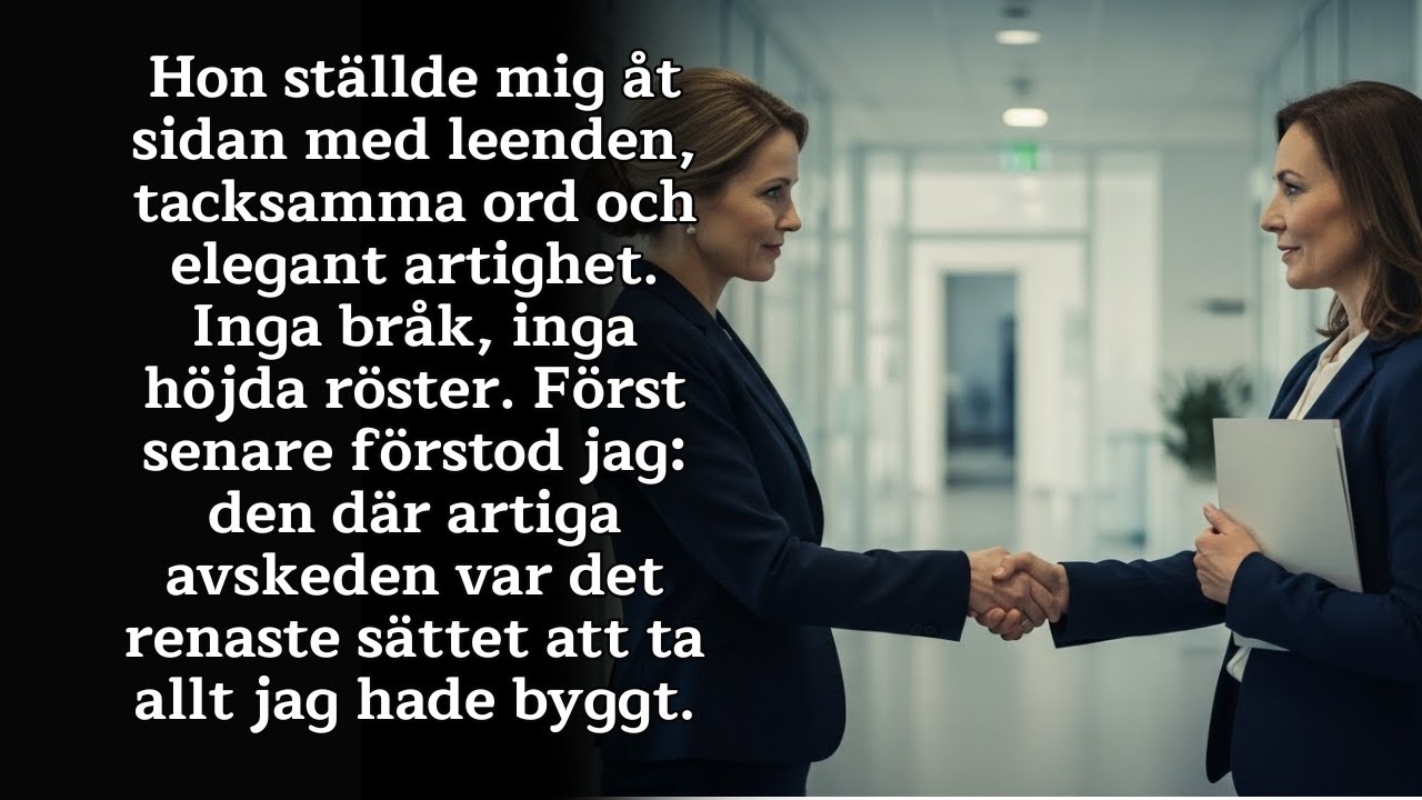Hon log när hon räckte mig dokumenten. Inga skrik, inga anklagelser – bara polerad vänlighet och ord som “ömsesidig respekt”. Efter tolv år av sena nätter, riskabla lån och övervunna kriser var...
