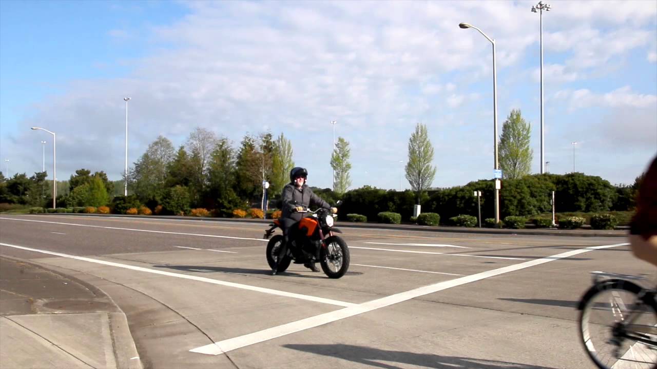 Motorcycle traffic light changer