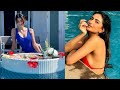 Shweta Tiwari Daughter Palak Enjoying In Bikini In Swimming Pool On Maldives Vacation