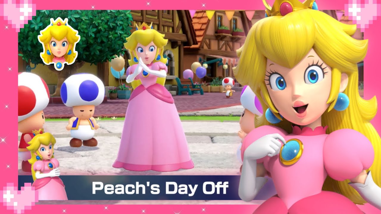 💗 Super Mario Party Jamboree - Peach’s Day Off 💗