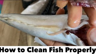 HOW TO CUT AND CLEAN FISH GUTS