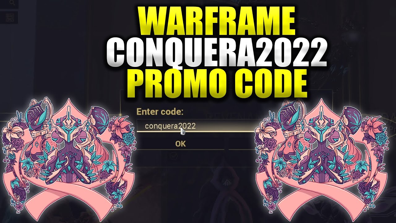 Warframe promo codes video is up on . Mainly glyphs cause