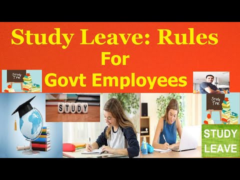 Video: How To Take A Study Leave