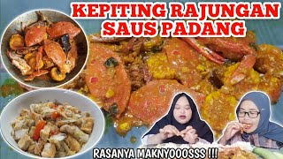 MASAK KEPITING RAJUNGAN SAUS PADANG | RASANYA PEDAS - ASAM - MANIS MAKNYOOOSSS ‼️