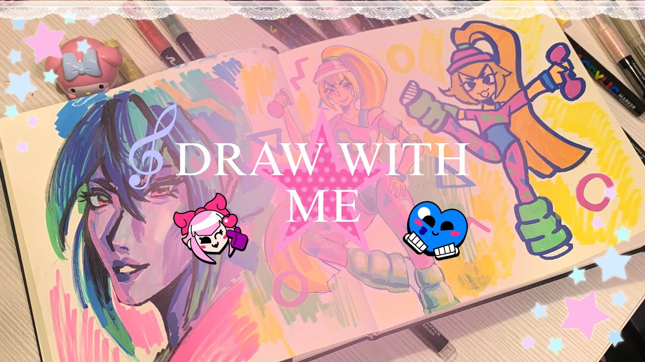 Рисуем Мелоди и болтаем 🫧| Draw with me | Brawl Stars 
