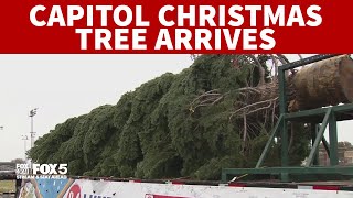 2025 US Capitol Christmas Tree arrives in DC