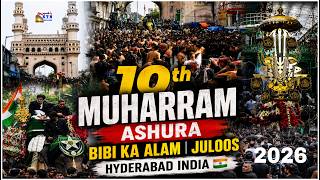 LIVE | Ashura 2026 | Bibi Ka Alam Juloos Procession | 10th Muharram 1448H | From Hyderabad India