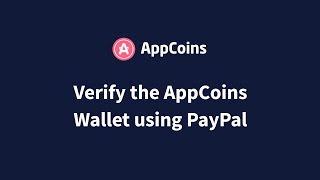 Verify the AppCoins Wallet Using PayPal screenshot 2