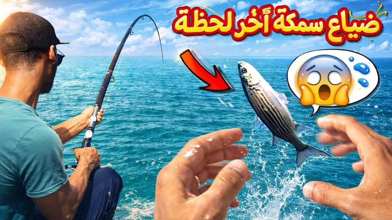 طريقة مضمونة لصيد سمك البوري بالخبز - الجزء الثاني #AjiNsaydo