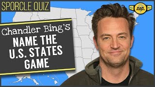 Chandler Bing's US States Game - FRIENDS Sporcle Quiz screenshot 1