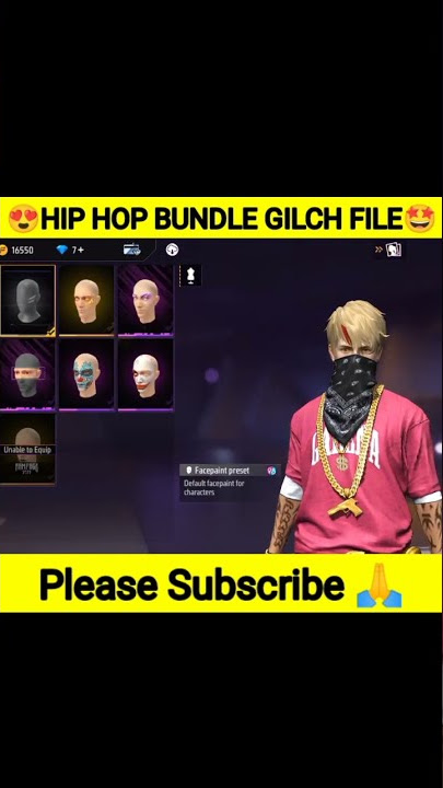 Full Hiphop Bundle Default Glitch File❗Free Fire Glitch File❗Glitch File For Free Fire #shorts