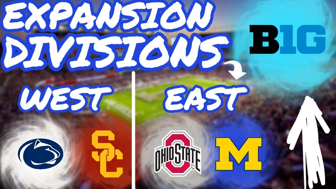 *Rumored* Big Ten Expansion Divisions with USC & UCLA Win Big Sports