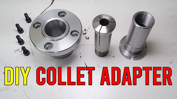 Making a collet adapter for my CNC rotary table || RotarySMP